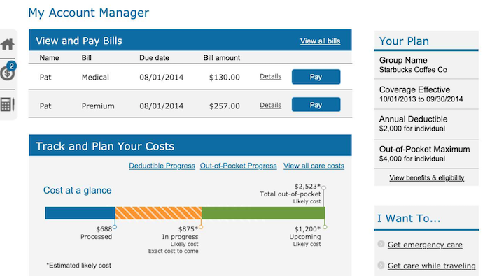 KP Healthcare Finances Prototype